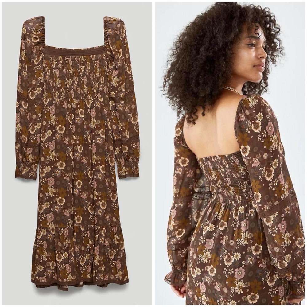 Aritzia Wilfred Grace Midi Dress in Saville/Black Size S